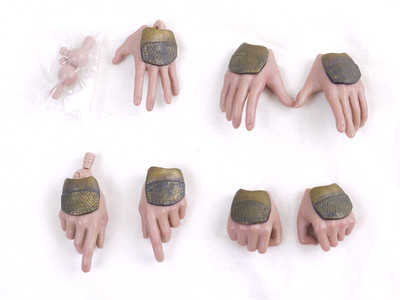 Hot Toys Loki MMS579 Avengers Endgame 1/6 Scale Armored Hand Set 7 Hands + 2 Peg
