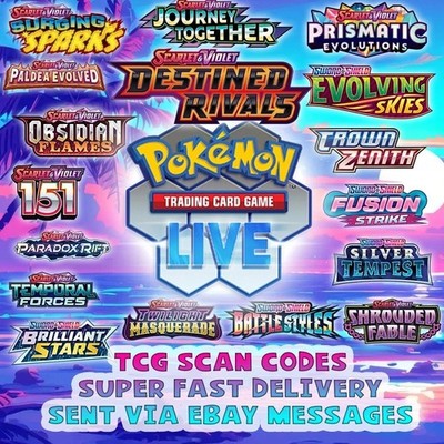 25 Codes Pokemon Booster TCG Live Pack Fast Delivery Shipping Via Message |  eBay