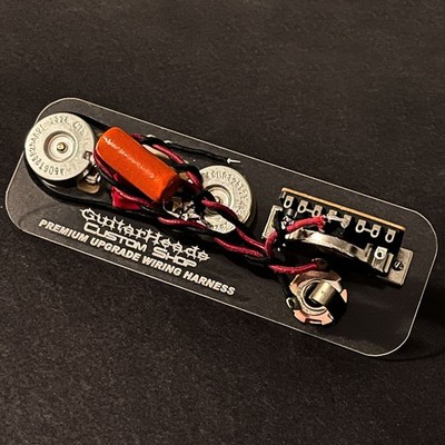 Guitar TELECASTER WIRING HARNESS KIT - Switchcraft CTS Orange Drop Treble Bleed