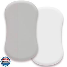 AMROSE Heavenly Soft Microfiber Bassinet Sheets, Compatible with Halo Bassine