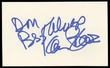 Tarjeta índice firmada 3x5 Karen Black The Great Gatsby "Best Wishes" BAS #AD70411