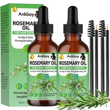 2 Pack Rosemary Oil for Hair Growth,Rosemary Hair Growth Oil,Hair Strengthening