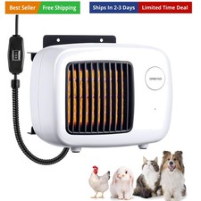 600/300W Dog House Heater with Thermostat, Pet Heater with 6FT Anti Chew Cord...