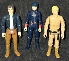 Vintage 1980 Kenner Star Wars TESB Bespin Han Solo Luke Skywalker Guard figures