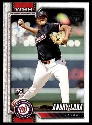 2026 Topps Series 1 Base Andry Lara RC Washington Nationals #36