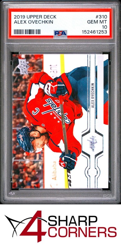 2019 UPPER DECK #310 ALEX OVECHKIN CAPITALS PSA 10