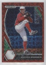 2021 Panini Prizm Draft Picks Red Velocity Prizm Brooks Gosswein #PDP124 0ed