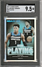 sports cards Anthony Edwards 2020-21 Panini Hoops Now Playing Holo SGC 9.5 SS-6