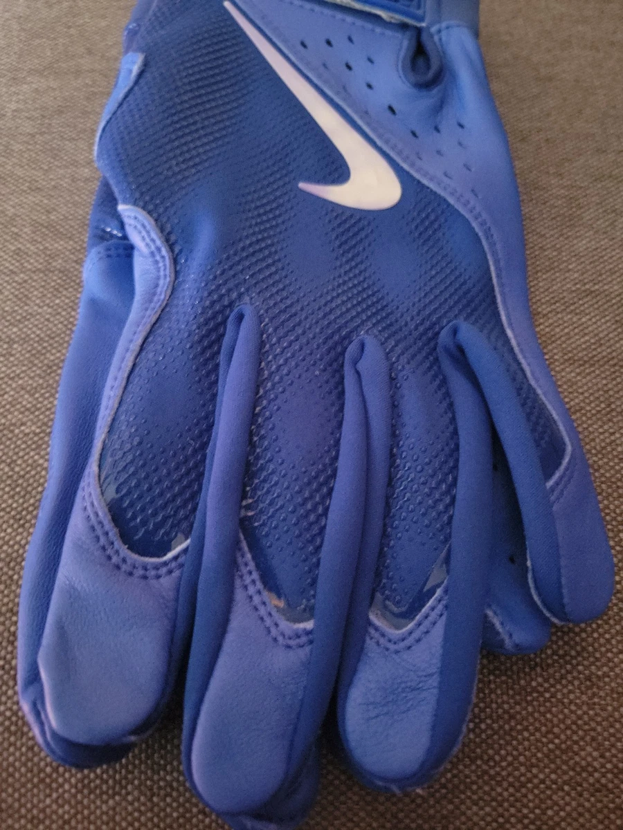 Guantes de bateo de béisbol Nike Alpha Elite para hombre talla XL azul FD7816-434 $74