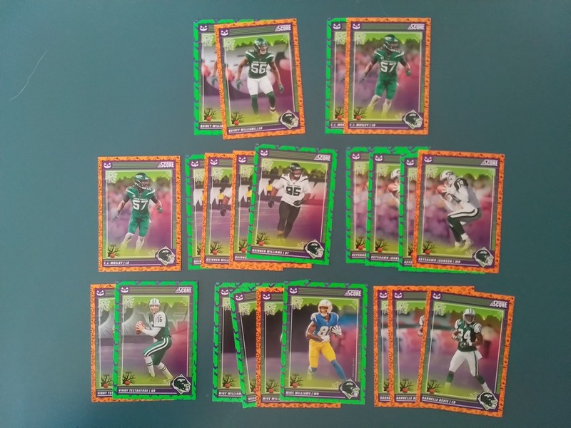 2024 Score-A-Treat New York Jets- 22 Card Lot- Revis, Testaverde, Johnson- HOF