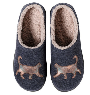L.L.Bean Women's Daybreak Scuffs, Motif, Classic Navy Color, New