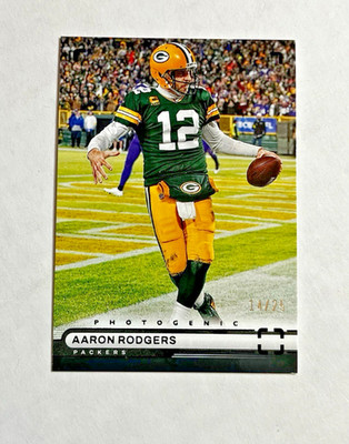 AARON RODGERS 2022 Panini Chronicles Photogenic RARE SSP 14/25! #PH-23! PACKERS
