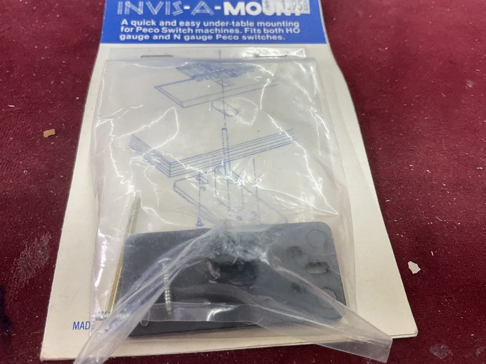 Invis-A-Mount Under Table Mounting for N/HO Switch Machines - Image 2 of 2