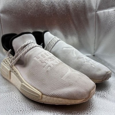 Size 11 Adidas NMD Human Race Mens White Good Pharrell Williams GY0092 Sneaker