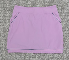 Adidas Women's Pink Lavender Polyester Pull-On Skirt with Shorts Size Small