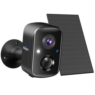 Hiseeu C90B 4MP Solar WIFI IP-Kamera mit Farb-Nachtsicht IP65 Wasserdicht AI Bew