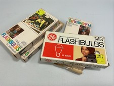 Vintage GE/Sylvania Flashbulbs M3 packs of 12 Bulbs 4 Packs 48 Bulbs