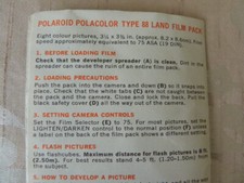 Vintage Brochure Polaroid Land camera color pack 80 82 booklet.
