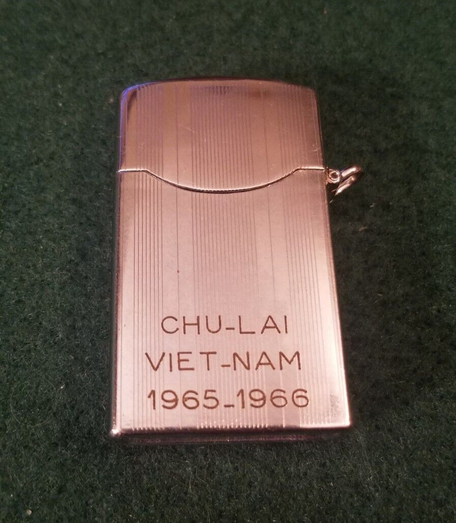Zenith Vietnam Windproof Lighter- CHU-LAI  VIET-NAM.  1965-1966-USED