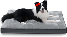 Dog Crate Bed Waterproof Deluxe Plush Dog Beds with Removable Washable Cover Ant
