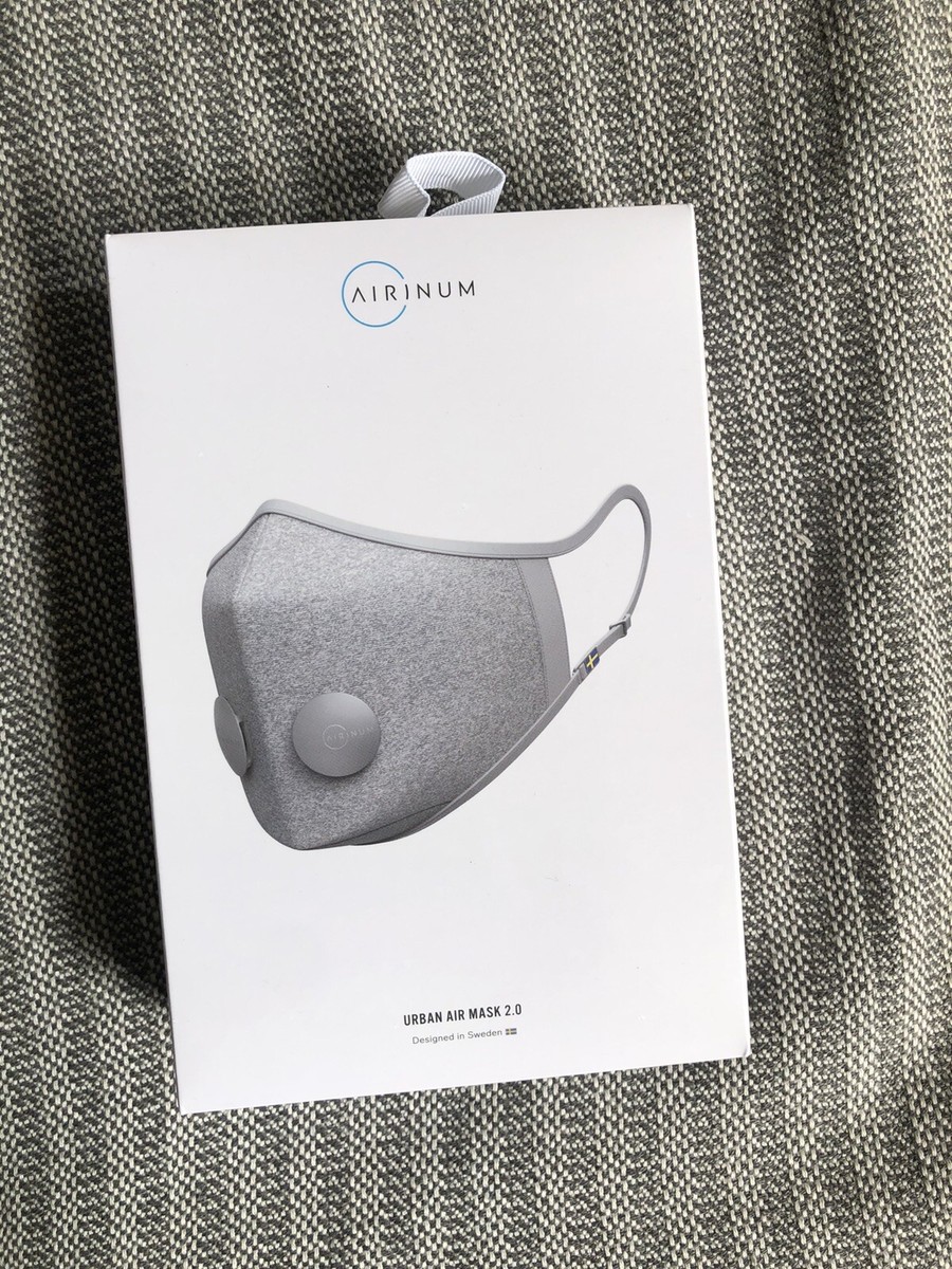 ★Airinum★Urban Air Mask (再利用マスク)★Quartz Grey Airinum Urban Air Mask 2.0 Quartz Grey Size M New & Sealed