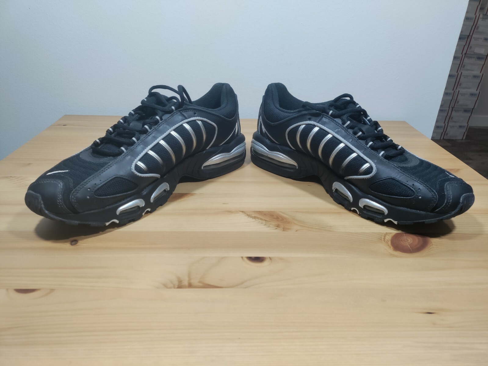 Size 12 Nike Air Max Tailwind 4 Black Silver For Sale Online Ebay