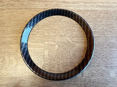 CARBON EFF FRONT BONNET BADGE COVER RING BMW 4 SERIES F32 F33 F36 M440i F82 F83