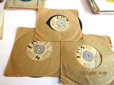 3-45 RPM-7"-LOT-WAR-CISCO KID-FOUR CORNERED ROOM-SLIPPIN' INTO DARKNESS-UA REC.