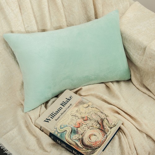 Velvet Cushion Cover 2 Pack Ultra Soft Various Colors Throw Pillow Case - Picture 22 of 64
