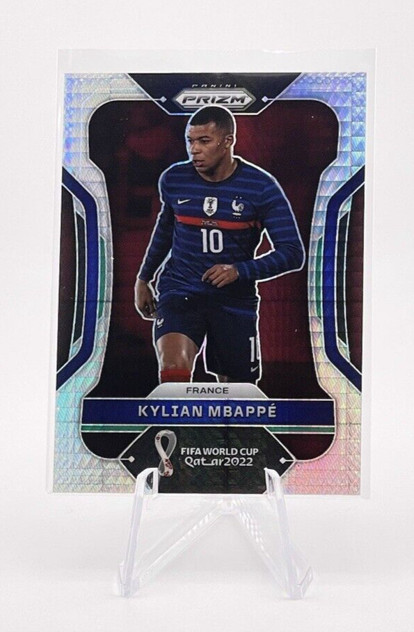 Kylian Mbappe 2022 Panini Prizm World Cup Hyper Prizm #101 France