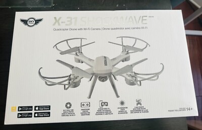 ドローン　QUADCOPTER Sky Rider X-31 Shockwave Quadcopter Drone with Wi-Fi Camera