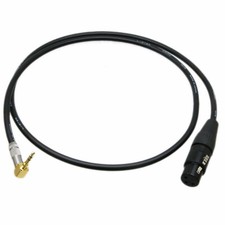 DIY Balanced Leads Canare L-2T2S 3.5mm RA 1/8" stereo TRS to XLR-F 3P Audio MIC