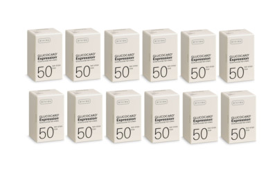 Arkray GlucoCard Expression Blood Glucose Test Strips 50 x 12 pack