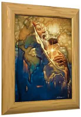 Ron DiCianni Simeon's Moment CANVAS Custom Framed Baby Jesus | eBay