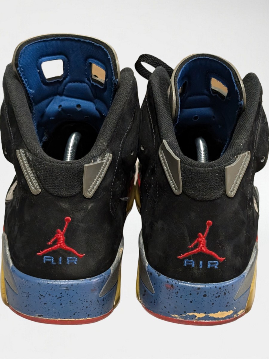 Size 12 - Air Jordan 6 Retro Pistons 2009 Mens Basketball Sneakers