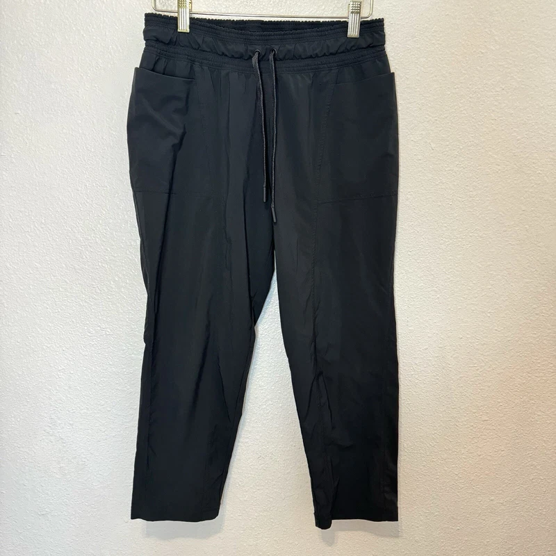 prana cropped lightweight pull on drawstring pants