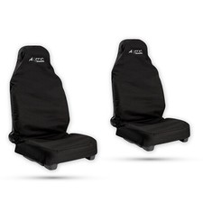 For Vauxhall Corsa VXR 2006- 2x Arctic Black Edition Recaro Bucket Seat Cover