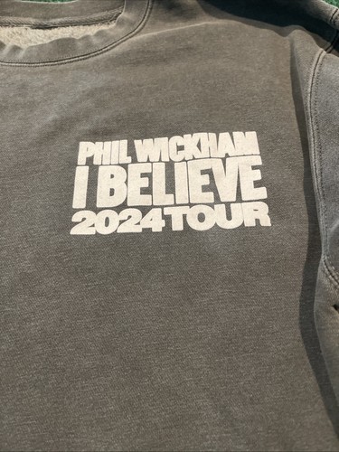 Phil Wickham I Believe Pullover Crewneck 2024 Tour Adult Size M Unworn - Picture 4 of 7