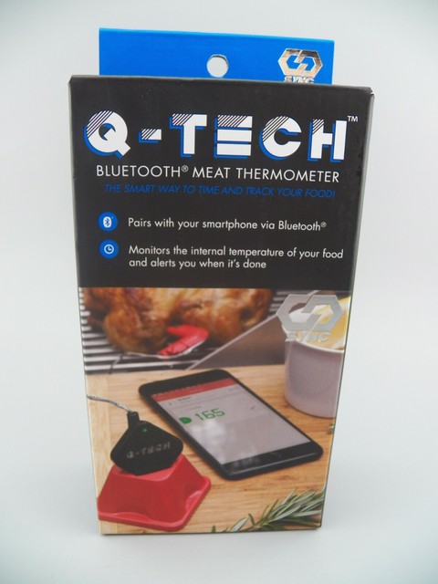 Q-Tech Bluetooth Meat Food Thermometer BBQ Grill NEW Free Shipping! | eBay