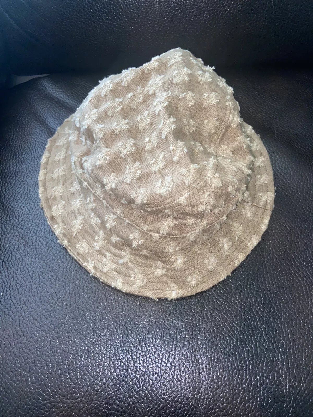 CHAPEAU SUPREME 20SS Hole Punch concasseur BEIGE M/L NEUF