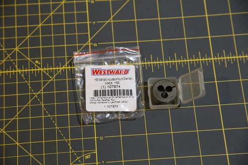 Westward 10T874 Hss Rd Adj Thread Die,1 In,M3, 0.6 Pitch