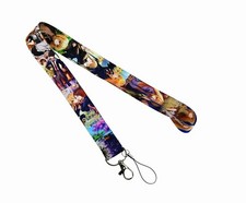 New Lot 10pcs cartoon Anime Lanyard Mobile Phone ID Card KeyChain Holder gift