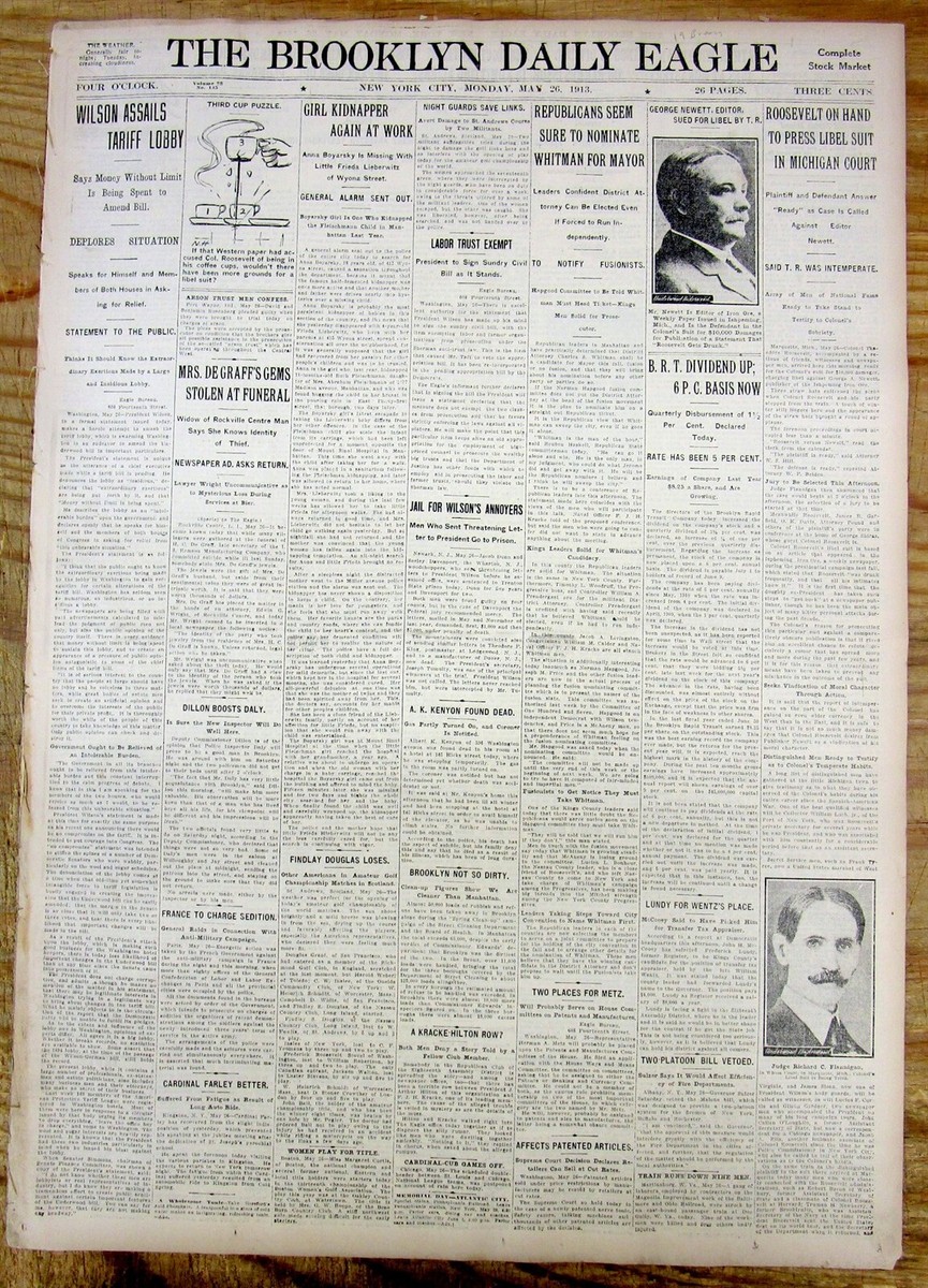 1913 Brooklyn NY newspaper w Lg photo BROOKLYN NAVY YARD as it was