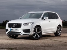 Cars volvo xc90 r design suv Desk Mat Stitched