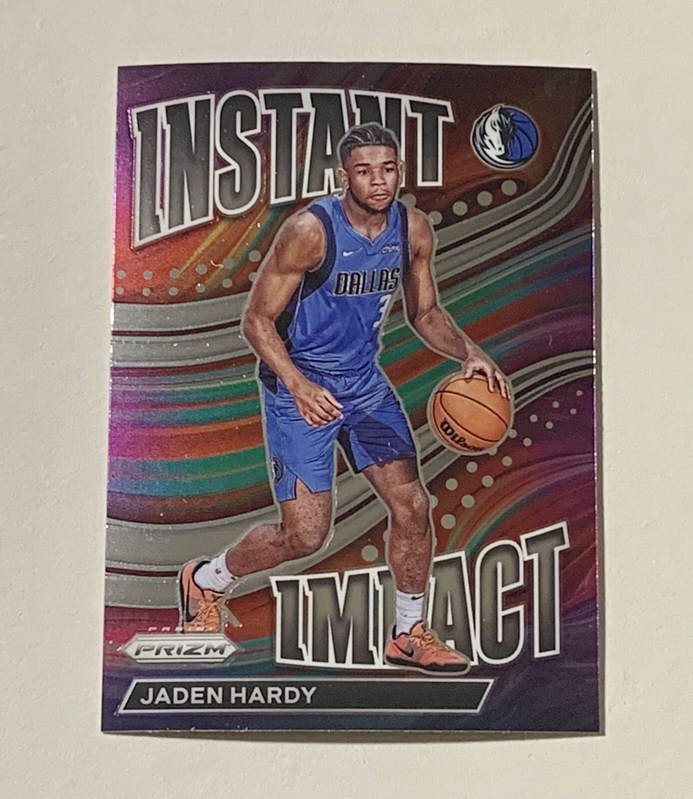 2022-23 Panini Prizm Jaden Hardy Instant Impact RC #16 Dallas Mavericks