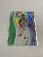 Trae Young #20 2019-20 Panini Illusions Emerald Astounding Hawks