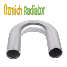 1.5" 38MM 180 Degree Elbow Aluminum Turbo Intercooler Pipe Piping Tubing L=600mm