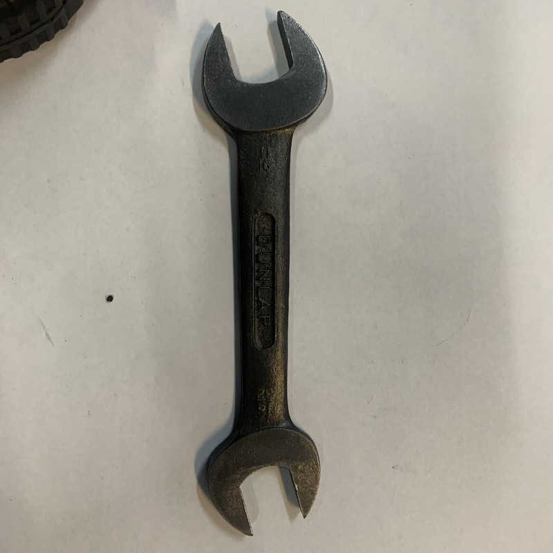 Vintage Dunlap Wrench Double Open End 11/16" 19/32" Made in USA