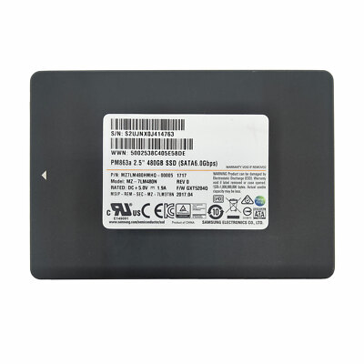 Samsung 240G 480G 960G PM863a TLC 2.5'' SSD 6Gb/s Serial Solid State Drive SATA3