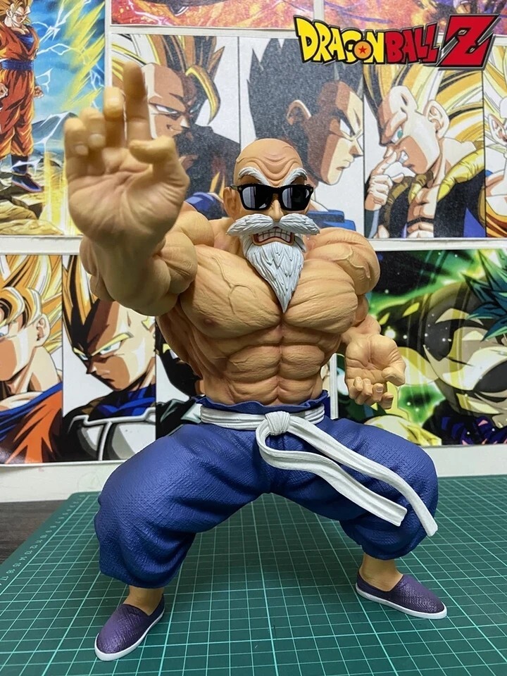 Figurine Dragon Ball Maitre Roshi 25cm statuette Tortue Geniale jouet collection manga Japon